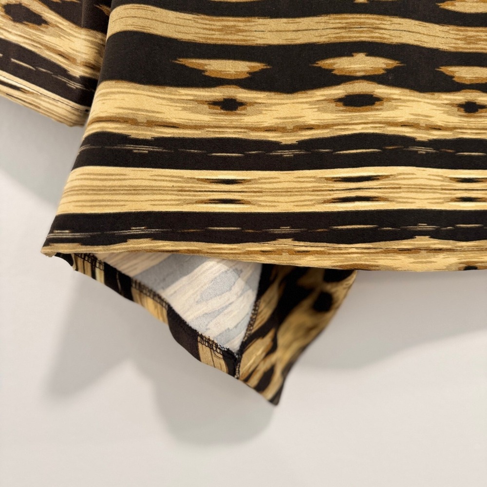 Alberto Makali‎ Leopard Print Open Front Knit Cardigan Jacket S Made in USA Glam - Picture 7 of 10